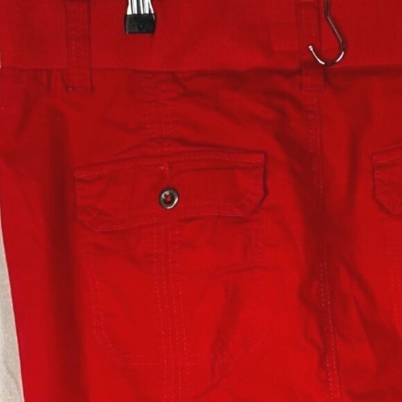 Torrid Red Mid Rise Utility Casual Bermuda Shorts Women's Plus Size 14 - Picture 4 of 9